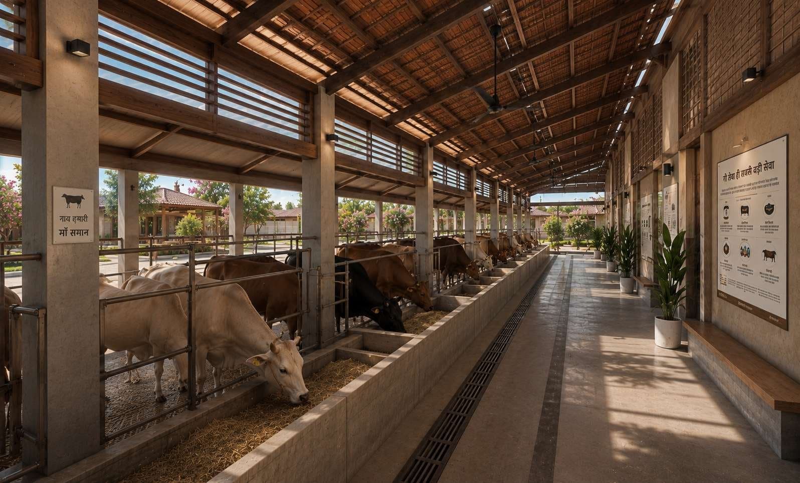 Gaushala & Visitor Experience Centre — Bhivadi, Pune